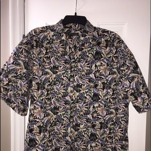 Pierre Cardin short sleeve button up casual shirt
